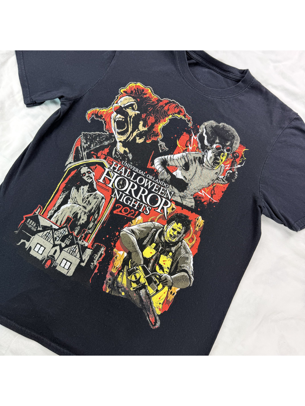 Universal Orlando Halloween Horror Nights 2021 HHN 30 Leatherface Medium T Shirt